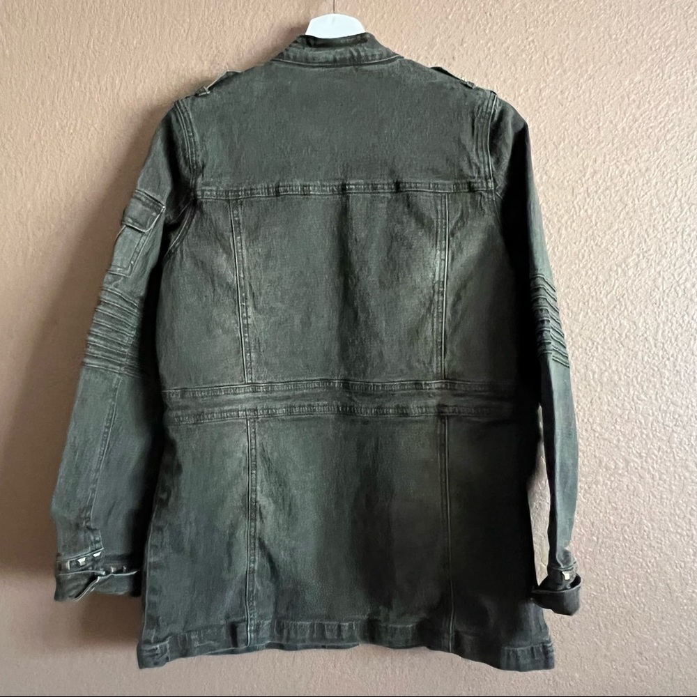DG2 by Diane Gilman Military Embellished Denim Jacket Size Medium - Picture 9 of 9
